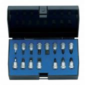 Gedore Dopsleutel-schroevendraaierset INS 20 PM 1/4" 15-dlg IN-IS-PH-PZ