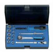 Gedore Dopsleutelset D 20 EMU-3 1/4" 17-dlg UD-Profiel 4-13 mm