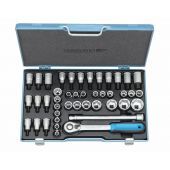 Gedore Dopsleutelset ITX 19 INU-20 1/2" 42-dlg