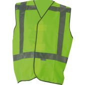 M-Wear Verkeersvest Rws Met 3M Scotchlite Geel Geel Rws, mt M/L