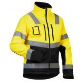 Blaklader Softshell Jas Hi-vis Blaklader 4900 Geel/zwart Mt 4xl GEEL/ZWART MT 4XL