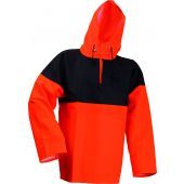 Lyngsoe Vissers Anorak Lr119 Fluor-Oranje/Marineblauw mt M