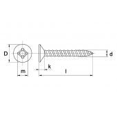 - Zelftappendeplaatschroef PKK Philipsdrive Din 7982 Galv.Verzinkt 4.2X19