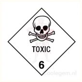 - Etiket Giftig Toxic 100X100MM (1000ST)