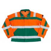 Mascot Werkjack Mascot Cameta Hi-vis Oranje/groen Xl HI-VIS ORANJE/GROEN XL