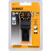 DeWALT Multitool Invalzaagblad Metaal Titanium DT20707-QZ 43X31mm