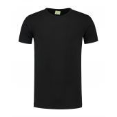 Lemon & Soda T-shirt Crewneck cot/elast SS for him Black mt M