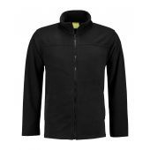 Lemon & Soda Lem3355 L&s Polar Fleece Cardi Gan For Him Black L Him Black L HIM