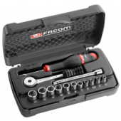 Facom Doppenset 1/4" van 4 tot 13mm 6-kant metrische doppen