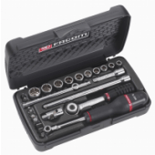Facom 1/4" 6-Kantdoppenset van 3/16" tot 9/16" en bits - inch maten R.425AUP