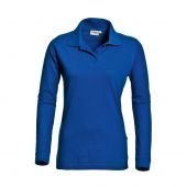 Santino Poloshirts Long Sleeve Matt Ladies Kobalt Maat S KOBALT MAAT S