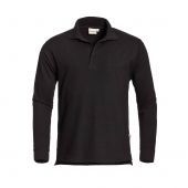 Santino Poloshirts Long Sleeve Matt Zwart Maat S ZWART MAAT S