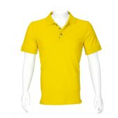Triffic Poloshirt heren TRI5102621 Circulair korte mouw Geel - Maat XL
