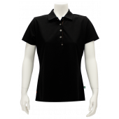 Triffic Poloshirt Dames Zwart, Maat XXS