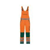 Dassy Bretelbroek Malmedy PESCO74 Fluo-oranje/Flessengroen Maat 66