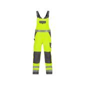 Dassy Bretelbroek Toulouse PESCO74 Fluogeel/Cementgrijs Maat 42