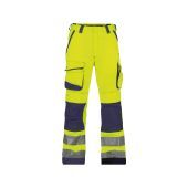 Dassy Hogezichtbaarheidsbroek Chicago PESCO74 Fluogeel/Marineblauw Maat 58 Kort