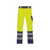 Dassy Hogezichtbaarheidsbroek Lancaster PESCO74 Fluogeel/Marineblauw Maat 66