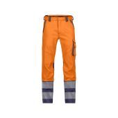 Dassy Hogezichtbaarheidsbroek Minnesota PESCOSPA76 Fluo-oranje/Marineblauw Maat 66