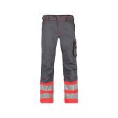 Dassy Hogezichtbaarheidsbroek Phoenix PESCO64 Cementgrijs/Fluorood Maat 58 Kort