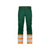 Dassy Hogezichtbaarheidsbroek Phoenix PESCO64 Flessengroen/Fluo-oranje Maat 60