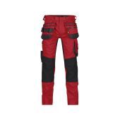 Dassy Holsterzakkenbroek Flux PESCO41 Rood/Zwart Maat 52
