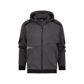Dassy Hoodie Lunax COPES80 Antracietgrijs/Zwart Maat 2XL