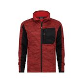 Dassy Midlayer vest Convex PES38 Rood/Zwart Maat 4XL
