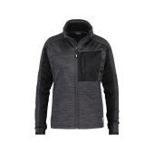 Dassy Midlayer vest voor dames Convex Women PES38 Antracietgrijs/Zwart Maat S