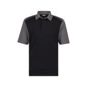 Dassy Polo Cesar COSPA46 Zwart/Cementgrijs Maat L