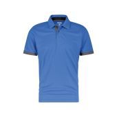 Dassy Polo Traxion PES44 Azuurblauw/Antracietgrijs Maat S