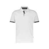 Dassy Polo Traxion PES44 Wit/Antracietgrijs Maat M