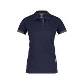 Dassy Polo Traxion Women PES44 Nachtblauw/Antracietgrijs Maat 2XL
