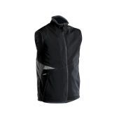 Dassy Softshelljas Fusion PES21 Zwart/Antracietgrijs Maat 2XL