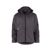Dassy Softshelljas Gravity PES21 Antracietgrijs/Zwart Maat 2XL