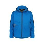 Dassy Softshelljas Gravity PES21 Azuurblauw/Antracietgrijs Maat 4XL