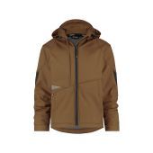 Dassy Softshelljas Gravity PES21 Leembruin/Antracietgrijs Maat 4XL
