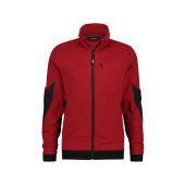 Dassy Sweater Velox COPES86 Rood/Zwart Maat 3XL