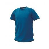 Dassy T-shirt - kinetic AZUURBlauw/ANTRACIETGrijs - mt XXL