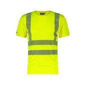 Dassy T-shirt Carter PES06 Fluogeel Maat XL