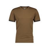 Dassy T-shirt Nexus PES04 Leembruin/Antracietgrijs Maat XS