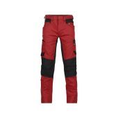 Dassy Werkbroek Helix PESCO41 Rood/Zwart Maat 56 Lang