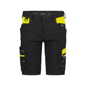 Dassy Werkshort Manilla Women PESCO41 Zwart/Fluogeel Maat 38