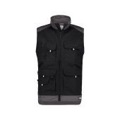 Dassy Werkvest Faro PESCO61 Zwart/Cementgrijs Maat 4XL