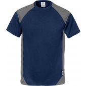 Fristads T-shirt 7046 thv Marineblauw/ Grijs mt XS