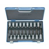 Gedore Dopsleutel-schroevendraaierset ITX 19 LKP 1/2" 18-dlg TX T20-60