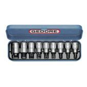 Gedore Dopsleutel-schroevendraaierset INX 19 PM 1/2" 9-dlg IS-PH-XZN