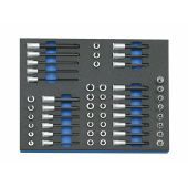 Gedore Dopsleutel-set 2005 CT2-TX 30 3/8" in 2/4 CT module, 52-dlg