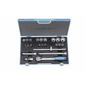 Gedore Dopsleutelset D 19 EMU-20 1/2" 23-dlg 8-32 mm