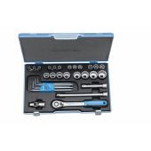 Gedore Dopsleutelset D 19 WAU-20 1/2" 31-dlg 5/16-1.1/4AF